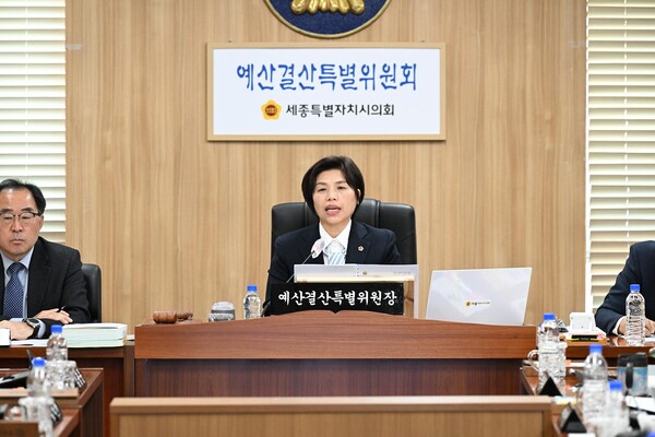 이날 열린 회의에서 김현옥 예산결산특별위원장이 ⓒ